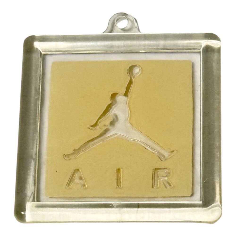 Vintage Off-White Air Jordan Michael Jordan Shoe Hang Tag